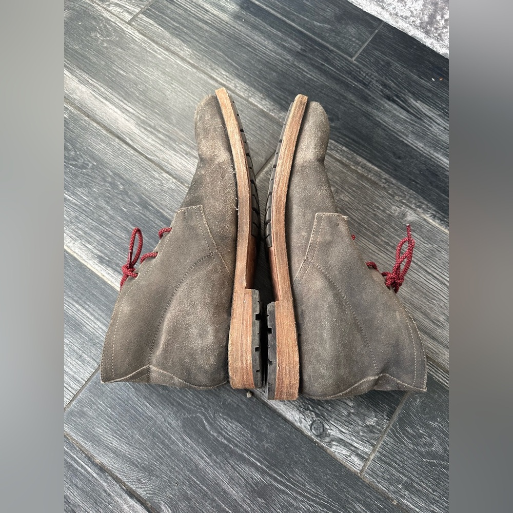 Frye Men’s Suede Leather Boots Lace Up  Boots Size 12 D - Picture 7 of 13